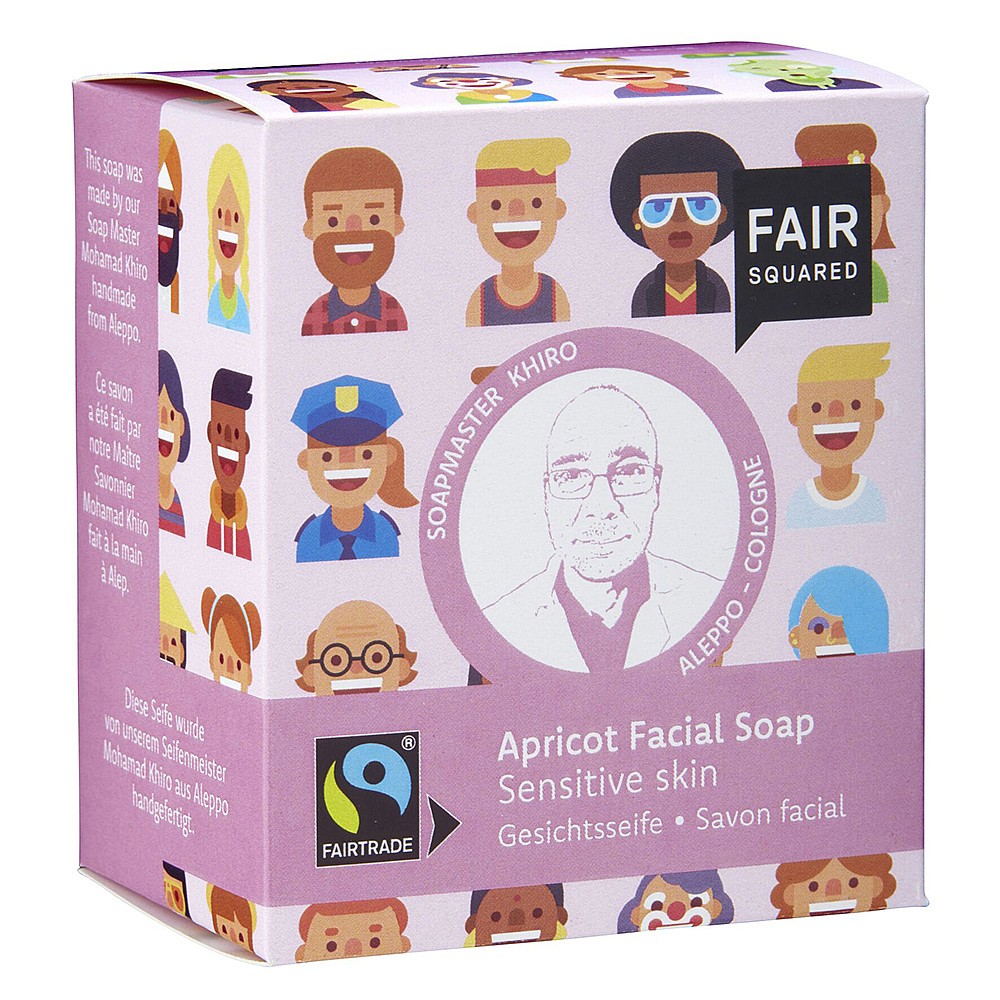 Fair Squared Apricot Facial Soap - Sensitive