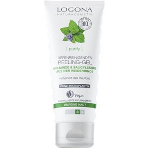 Logona Facial Care Cleansing Organic Mint & Salicylic Acid from Willow Bark Organic Mint & Salicylic Acid from Willow Bark 100 Ml