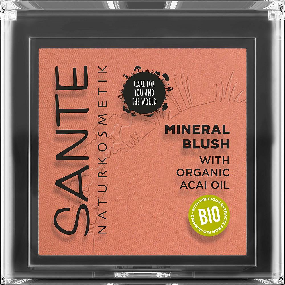 Sante Naturkosmetik Complexion Rouge & Bronzer Mineral Blush No. 02 Coral Bronze 5 G