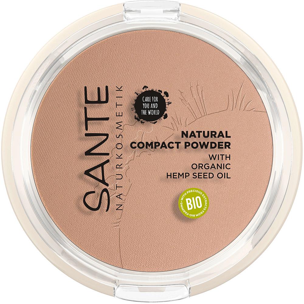 Sante Naturkosmetik Complexion Foundation & Powder Natural Compact Powder No. 02 Neutral Beige 9 G
