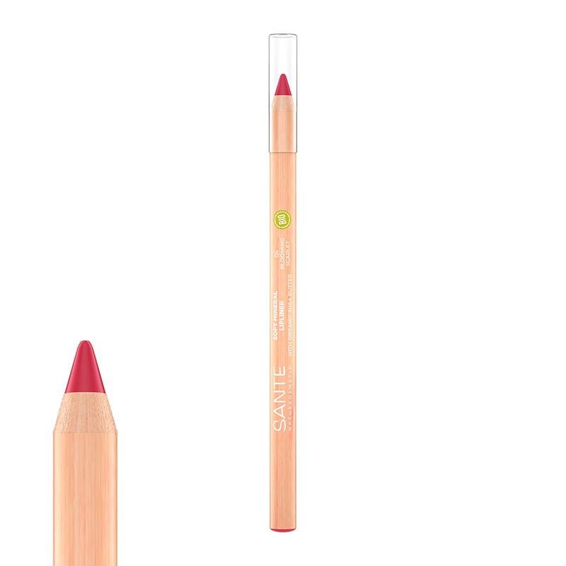 Sante Naturkosmetik Lips Lipliner Soft Mineral Lipliner No. 04 Blooming Scarlet 1,14 G