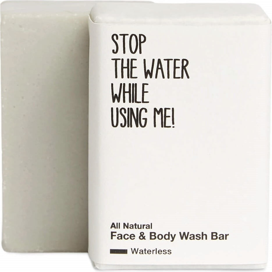 STOP the WATER WHILE USING ME! Body Cleansing All Natural Waterless Face & Body Wash Bar 110 G
