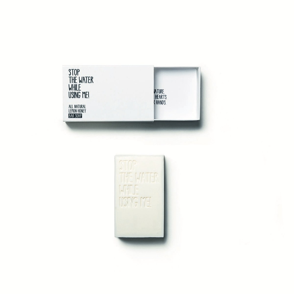 STOP the WATER WHILE USING ME! Body Cleansing Lemon Honey Bar Soap 125 Ml