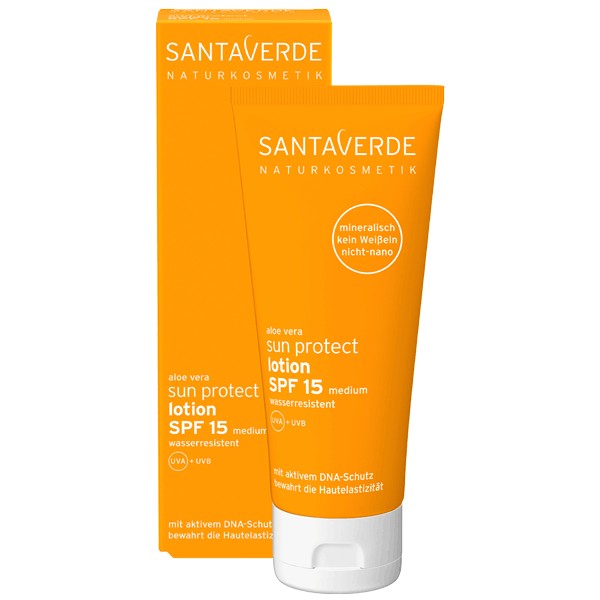 Santaverde Skin Care Body Care Sun Protect Lotion SPF 15 100 Ml