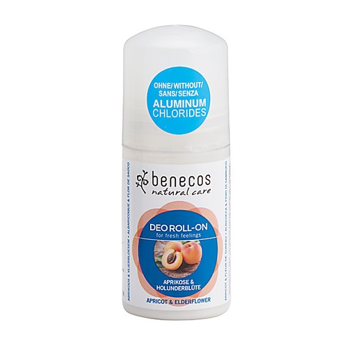[BEN_119] Benecos Vegan Apricot & Elderflower Natural Deodorant Roll on 50ml