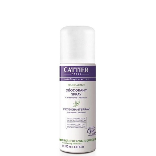 [CAT_107] Cattier-Paris Deodorant Spray with Cardamon & Patchouli
