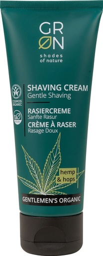 [GRN_321] 75ML GRN Gentlemens Organic Scheercreme Hennep  En  Hop