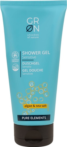 [GRN_210] GRN Pure Elements Shower Gel Sensitive Algae  En  Sea Salt 200ML