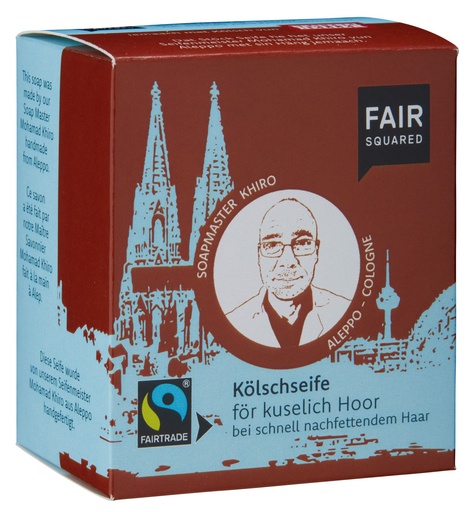 [FSQ_113] Fair Squared Kölschseife Für Kuselisch Hoor (Kokosnussö)