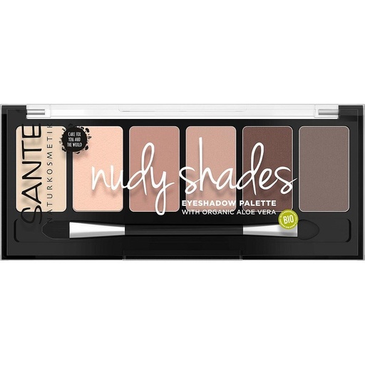 [SAN_221] Sante Naturkosmetik Eyes Eye Shadow Eyeshadow Palette Nude Shades 6 G