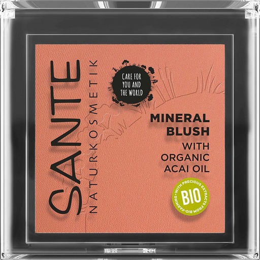[SAN_205_V2] Sante Naturkosmetik Complexion Rouge & Bronzer Mineral Blush No. 02 Coral Bronze 5 G