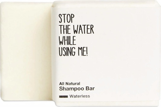 [STW_107] STOP the WATER WHILE USING ME! Hair Shampoo All Natural Waterless Shampoo Bar 75 G