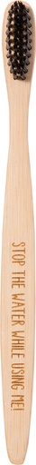 [STW_127] STOP the WATER WHILE USING ME! Face Dental Care Bamboo Toothbrush 1 Stk.