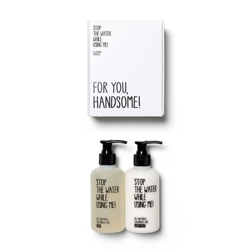 [STW_131] STOP the WATER WHILE USING ME! Body Cleansing Cucumber Lime Hand Kit Soap 200 Ml + Hand Balm 200 Ml 1 Stk.